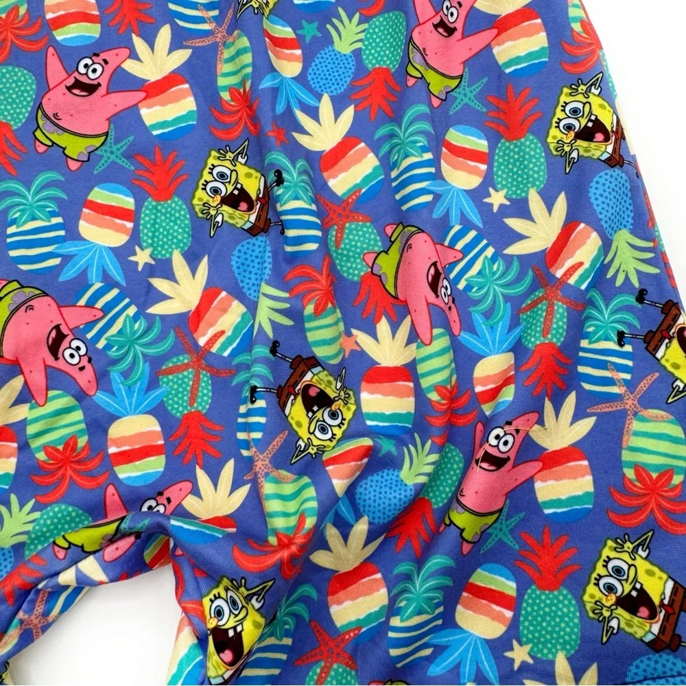 SpongeBob Crazy Boxer Briefs Mens Large Underwear Pineapple Nickelodeon Gift Y2K